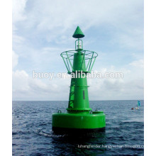 1.8m Fiber glass Wreck Marker Buoy With Solar Light/High Quality Channel navigation buoy for sale